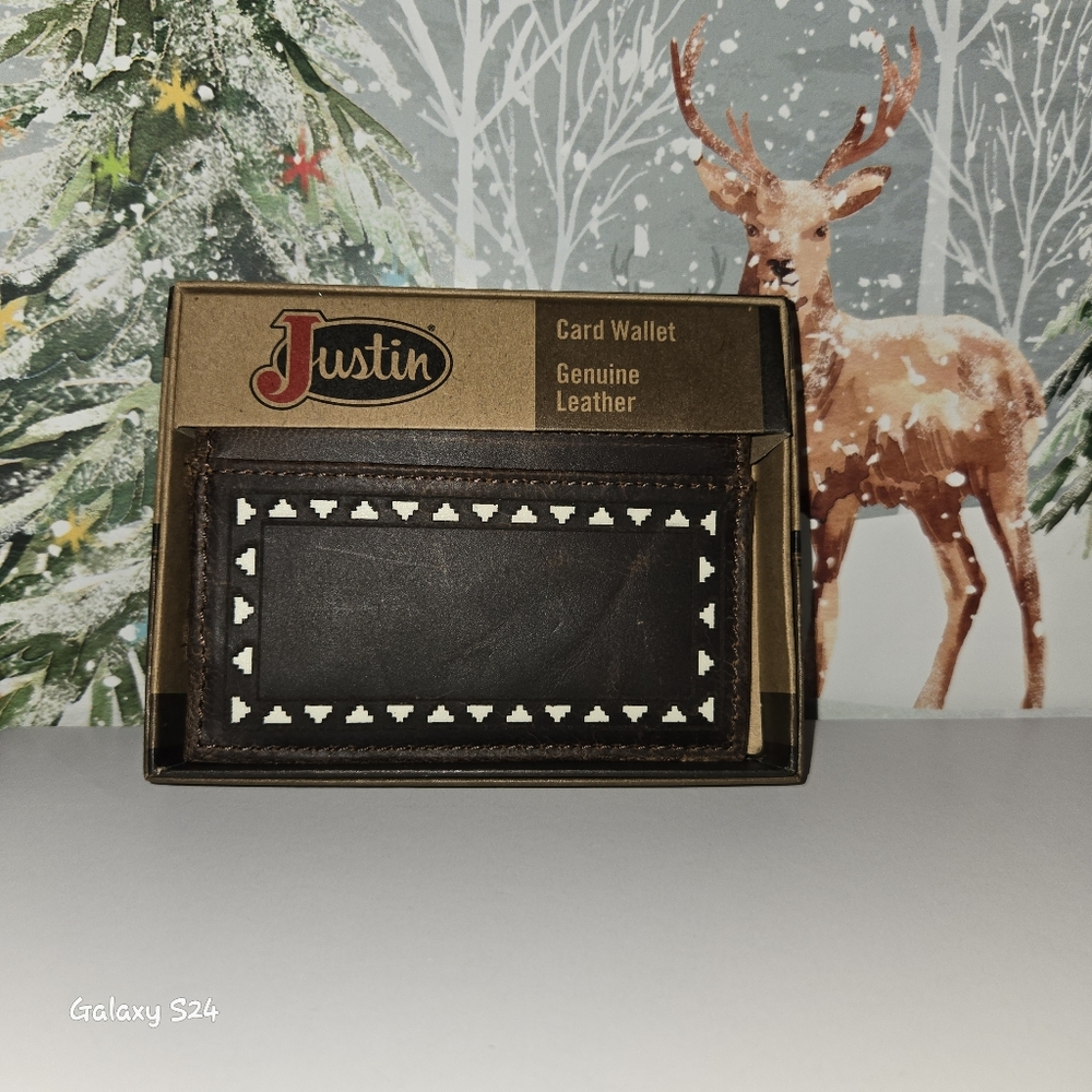 🦌 Justin Card Wallet W/Money Clip